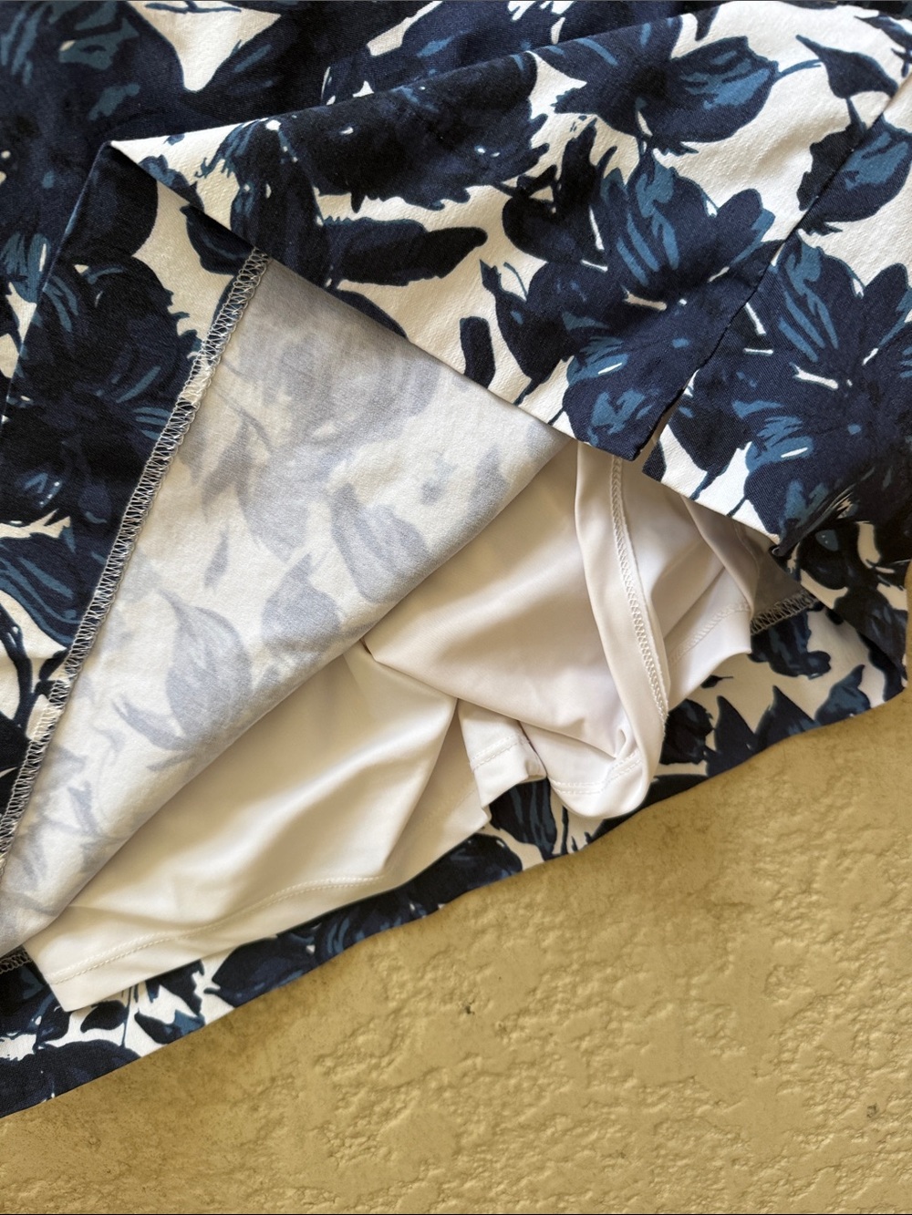 S.C & Co Floral Navy Golf Skort - Picture 10 of 12